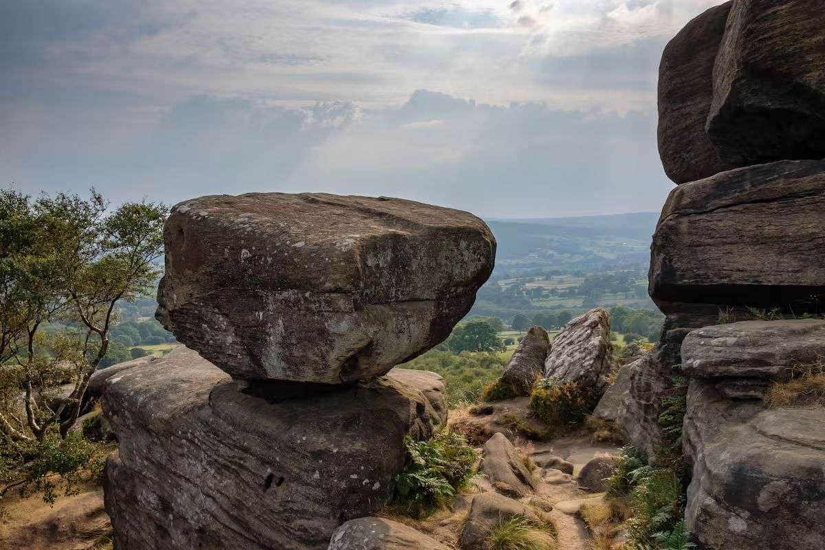 Brimham Rocks in Nidderdale near Harrogate