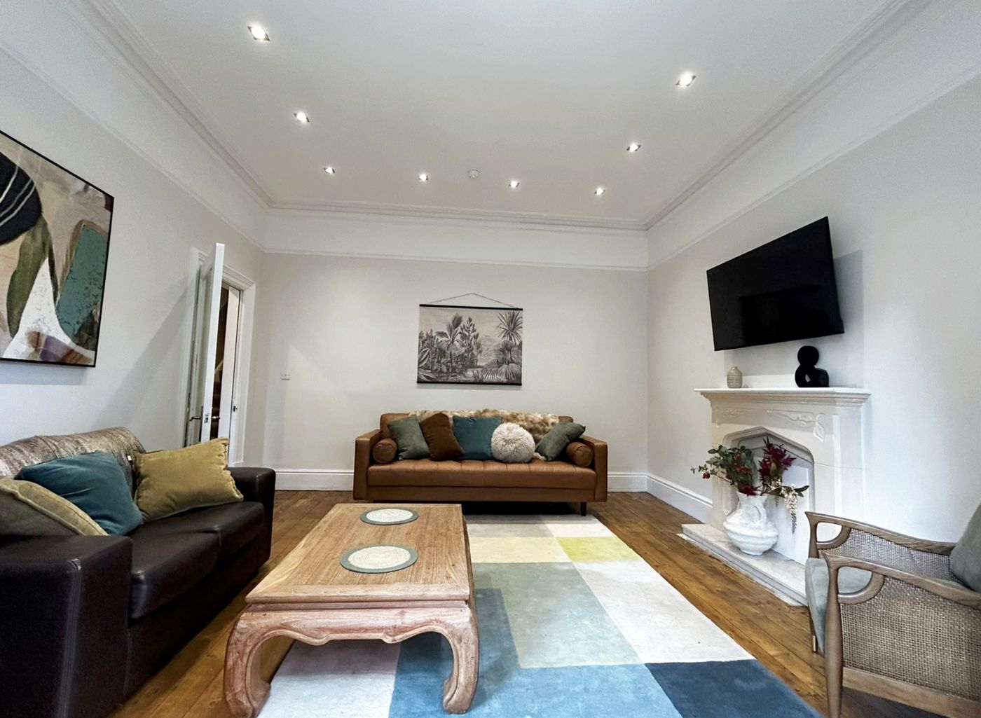 Sitting room, temporary accommodation Harrogate